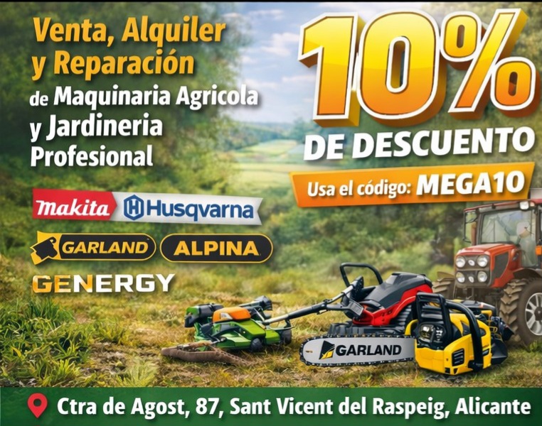 Levante maquinaria agricola